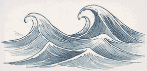 ocean wave graphic
