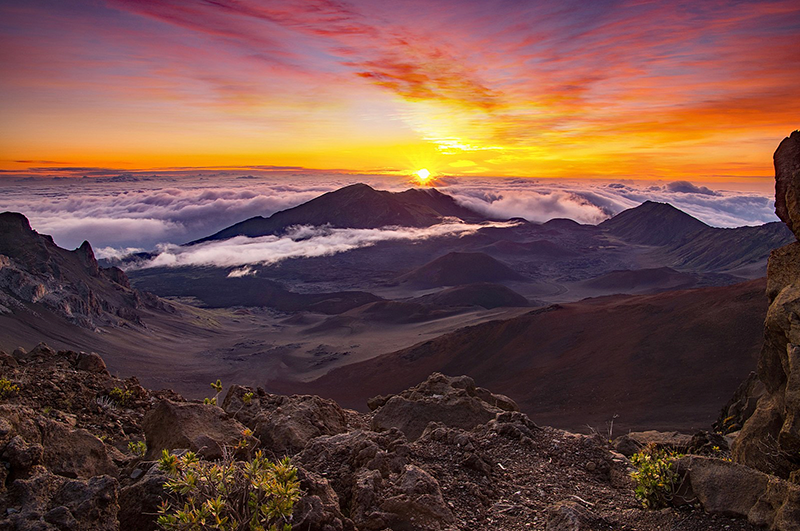 Haleakala Sunrise, Maui. Creative Commons license Mferbfriske