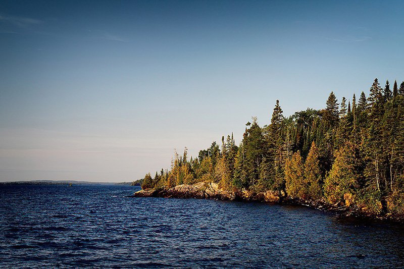 Lake Superior Shore at Isle Royale National Park. Tony Webster from Minneapolis, Minnesota, United States, CC BY-SA 2.0