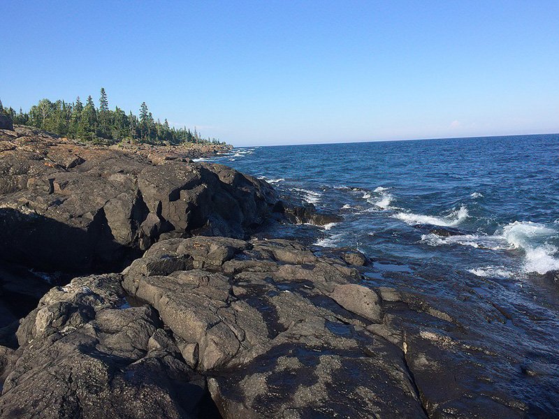 Isle Royale National Park Visiting the shoreline at Isle Royale. Photo by Eva DiDonato (NPS)