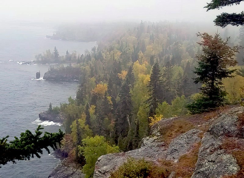 Shovel Pt Trail, overlooking Lake Superior