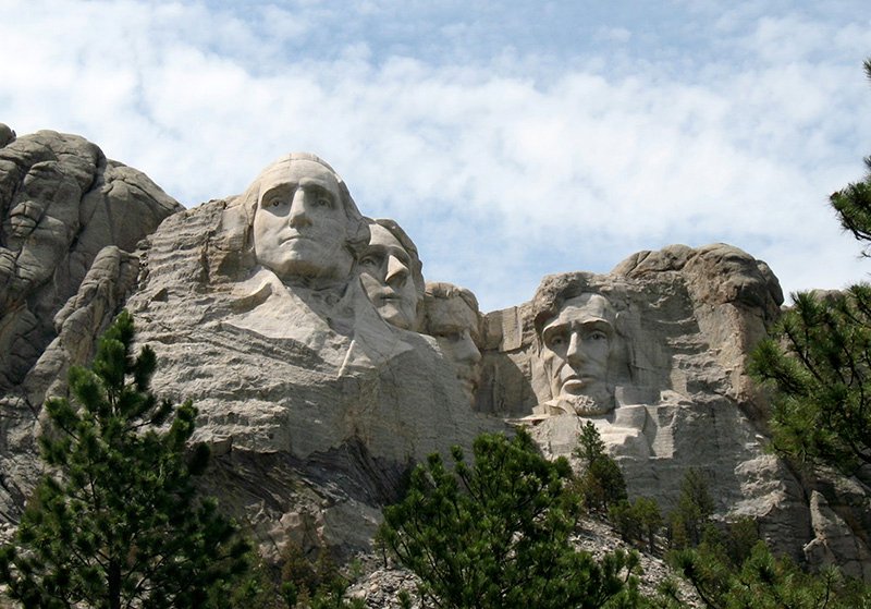 4 Presidents on Mt. Rushmore