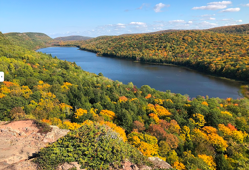 Fall color in the Porkies