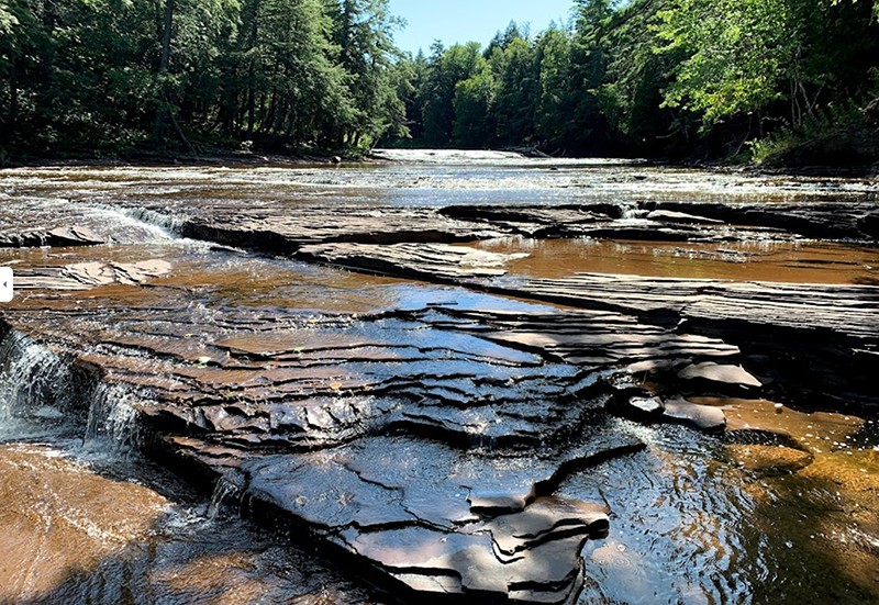 Rocky river bed